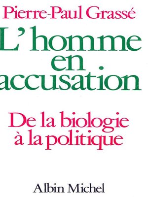 cover image of L'Homme en accusation
